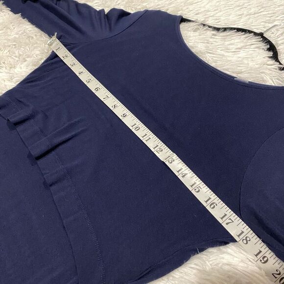 Seraphine Maternity Nursing Dress in Navy Blue Size 6 - Picture 4 of 9
